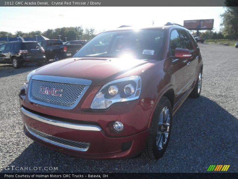 Crystal Red Tintcoat / Ebony 2012 GMC Acadia Denali