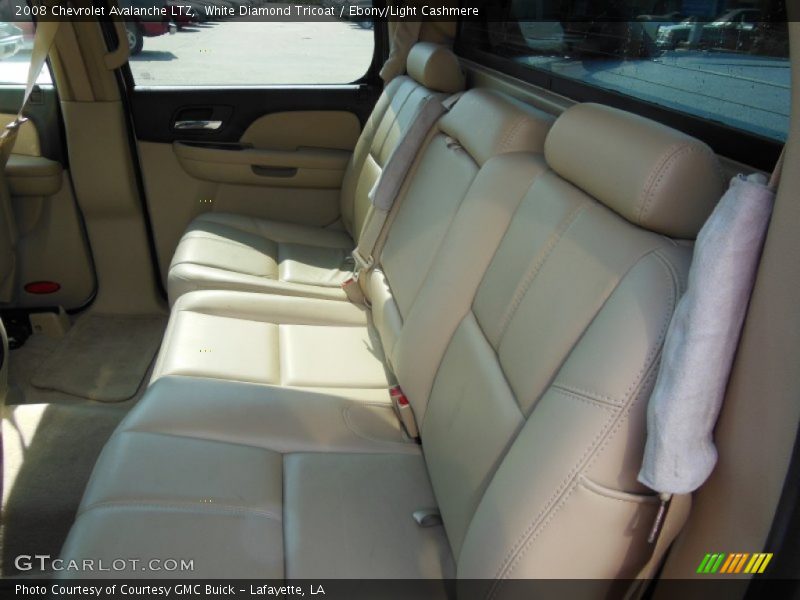 White Diamond Tricoat / Ebony/Light Cashmere 2008 Chevrolet Avalanche LTZ