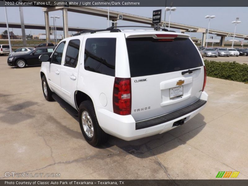 Summit White / Light Cashmere/Dark Cashmere 2012 Chevrolet Tahoe LT