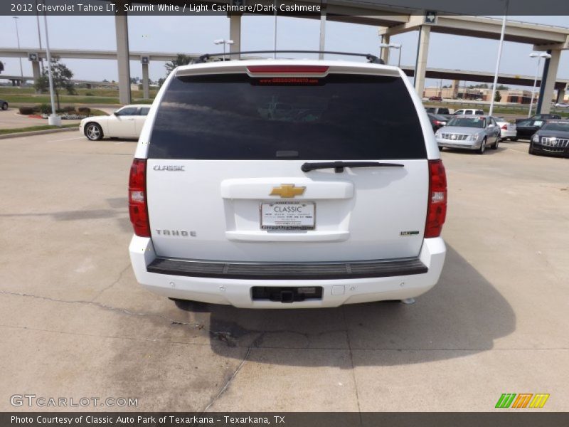 Summit White / Light Cashmere/Dark Cashmere 2012 Chevrolet Tahoe LT