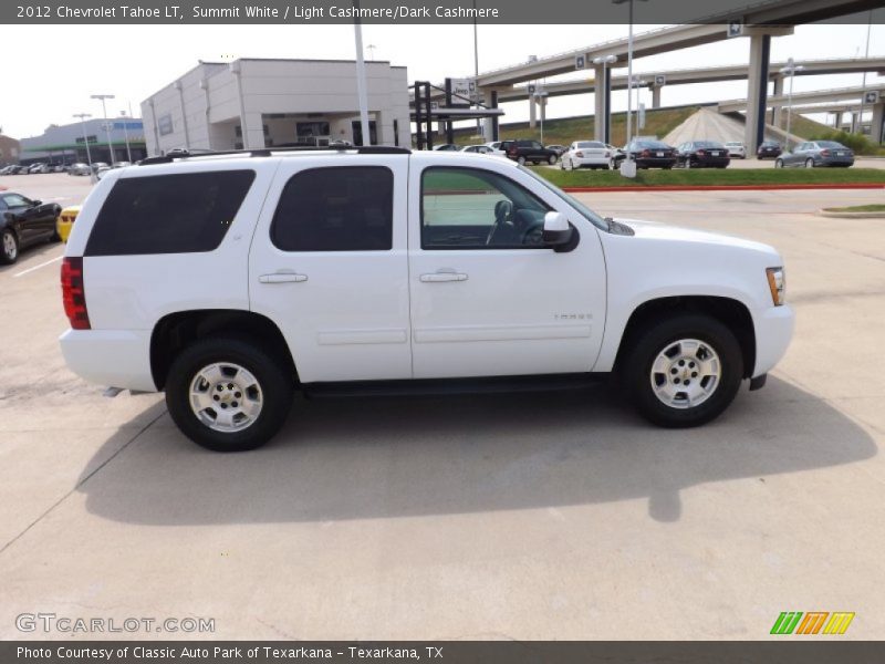 Summit White / Light Cashmere/Dark Cashmere 2012 Chevrolet Tahoe LT
