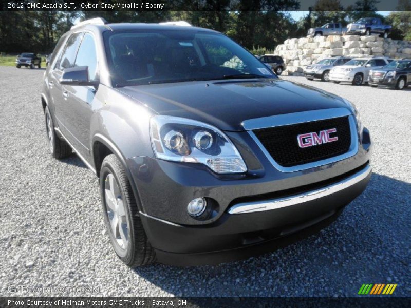 Cyber Gray Metallic / Ebony 2012 GMC Acadia SLT