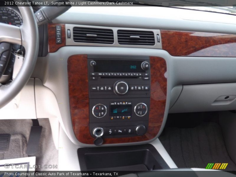 Summit White / Light Cashmere/Dark Cashmere 2012 Chevrolet Tahoe LT