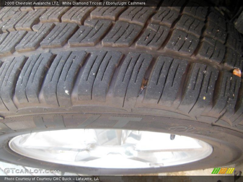 White Diamond Tricoat / Ebony/Light Cashmere 2008 Chevrolet Avalanche LTZ