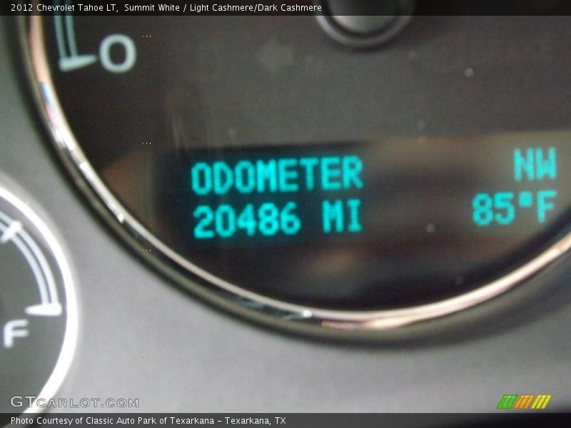Summit White / Light Cashmere/Dark Cashmere 2012 Chevrolet Tahoe LT