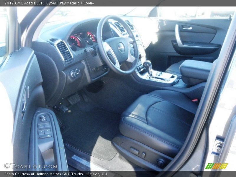 Cyber Gray Metallic / Ebony 2012 GMC Acadia SLT