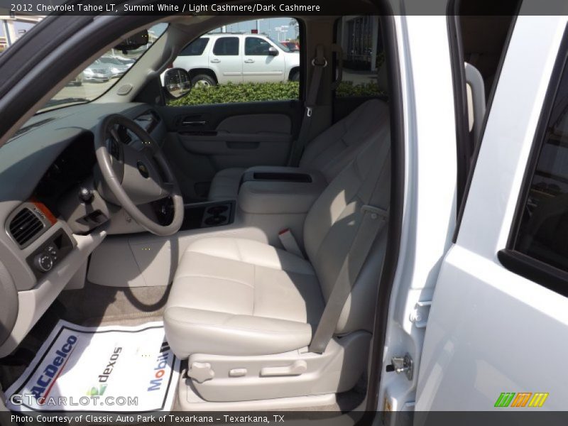 Summit White / Light Cashmere/Dark Cashmere 2012 Chevrolet Tahoe LT