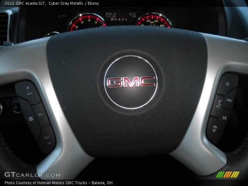 Cyber Gray Metallic / Ebony 2012 GMC Acadia SLT