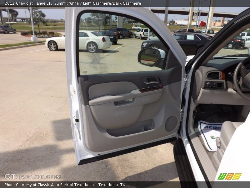 Summit White / Light Cashmere/Dark Cashmere 2012 Chevrolet Tahoe LT