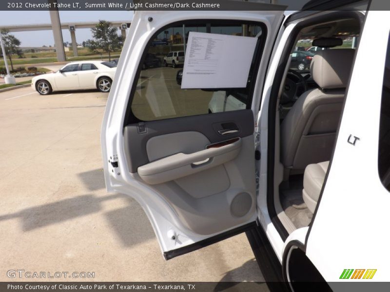 Summit White / Light Cashmere/Dark Cashmere 2012 Chevrolet Tahoe LT