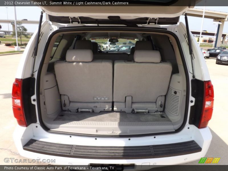 Summit White / Light Cashmere/Dark Cashmere 2012 Chevrolet Tahoe LT