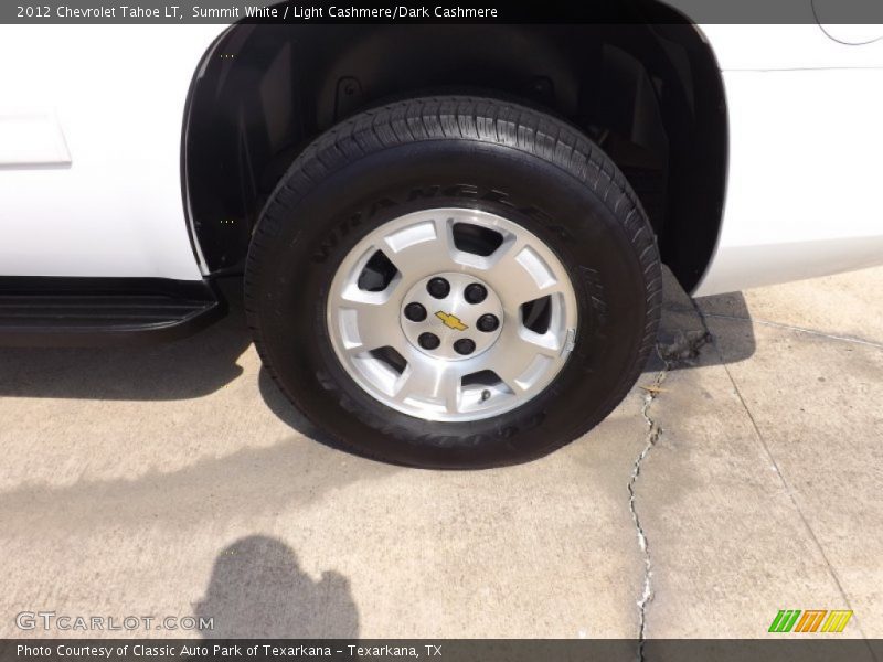 Summit White / Light Cashmere/Dark Cashmere 2012 Chevrolet Tahoe LT
