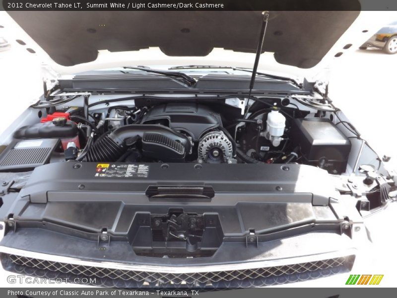Summit White / Light Cashmere/Dark Cashmere 2012 Chevrolet Tahoe LT