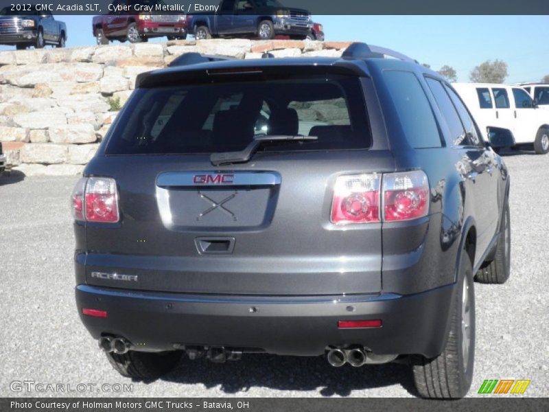 Cyber Gray Metallic / Ebony 2012 GMC Acadia SLT