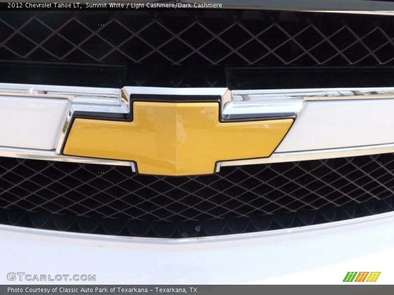 Summit White / Light Cashmere/Dark Cashmere 2012 Chevrolet Tahoe LT