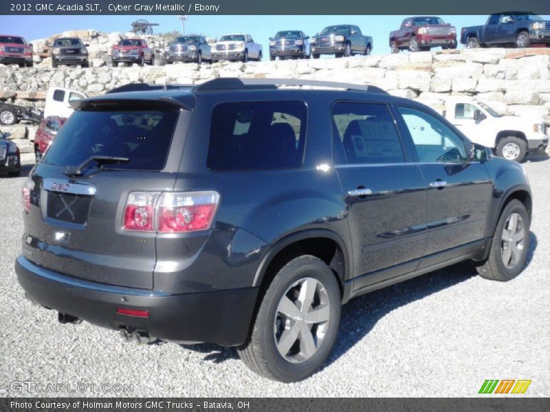 Cyber Gray Metallic / Ebony 2012 GMC Acadia SLT