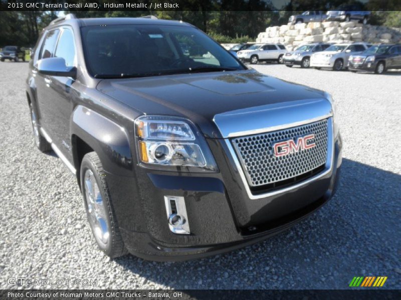 Iridium Metallic / Jet Black 2013 GMC Terrain Denali AWD
