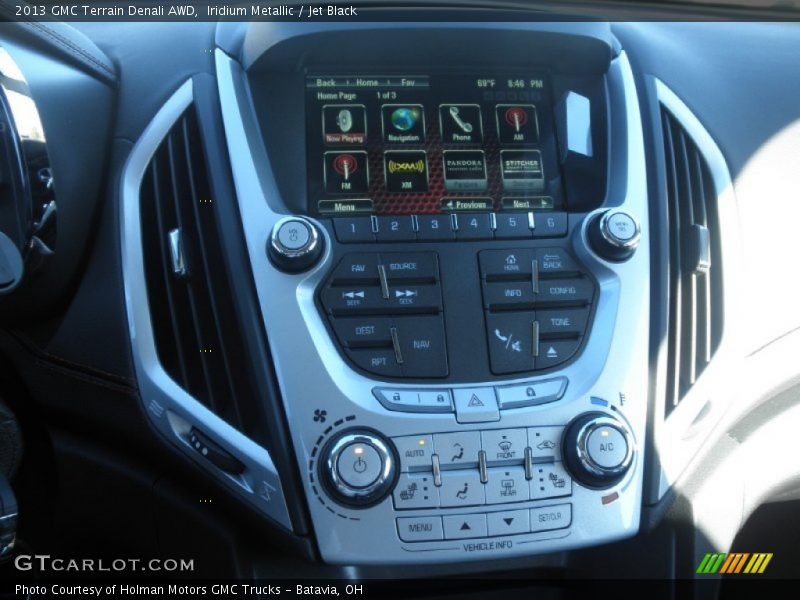 Iridium Metallic / Jet Black 2013 GMC Terrain Denali AWD