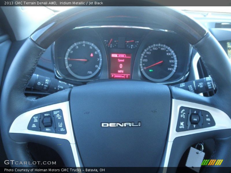 Iridium Metallic / Jet Black 2013 GMC Terrain Denali AWD