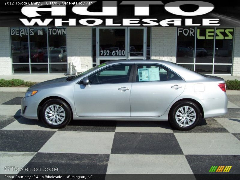 Classic Silver Metallic / Ash 2012 Toyota Camry L