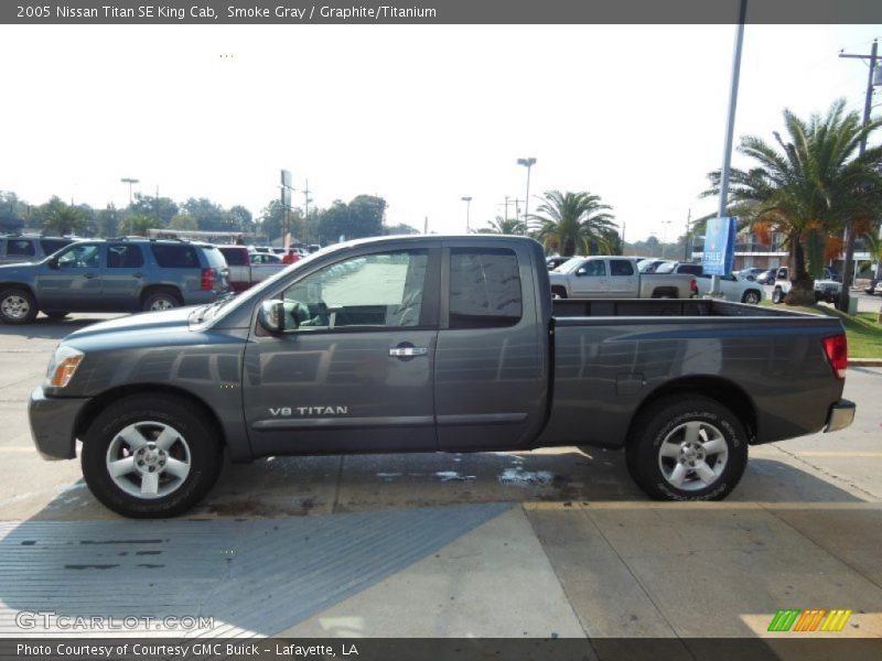 Smoke Gray / Graphite/Titanium 2005 Nissan Titan SE King Cab