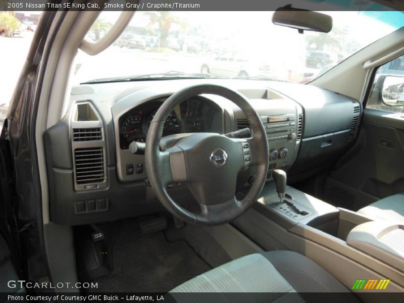 Smoke Gray / Graphite/Titanium 2005 Nissan Titan SE King Cab