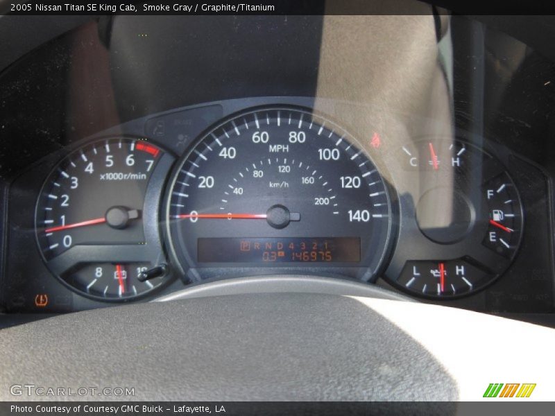 Smoke Gray / Graphite/Titanium 2005 Nissan Titan SE King Cab