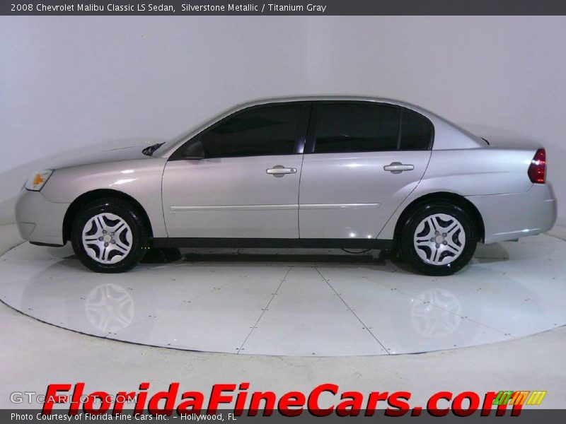 Silverstone Metallic / Titanium Gray 2008 Chevrolet Malibu Classic LS Sedan