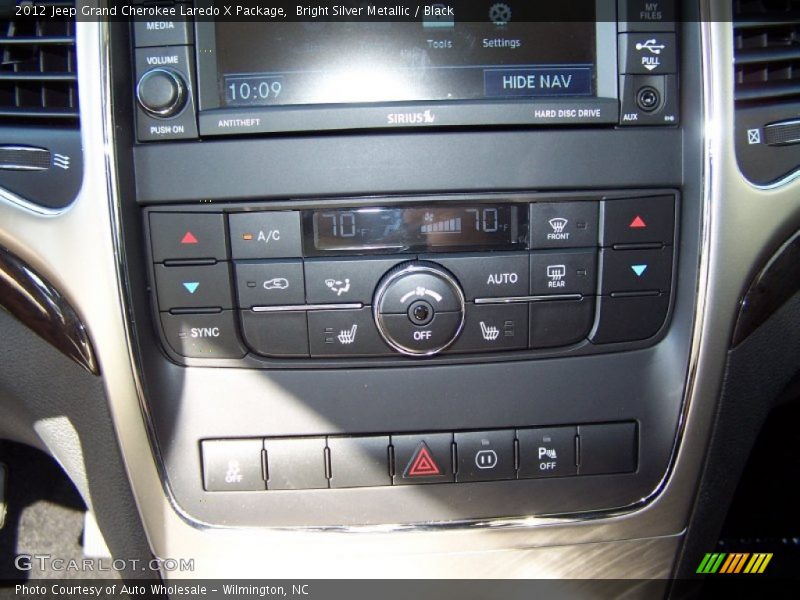 Bright Silver Metallic / Black 2012 Jeep Grand Cherokee Laredo X Package