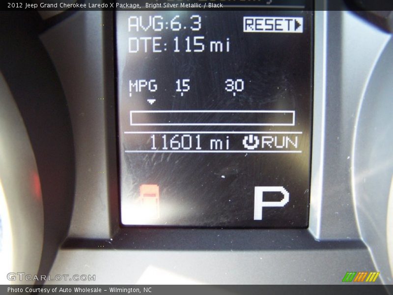 Bright Silver Metallic / Black 2012 Jeep Grand Cherokee Laredo X Package