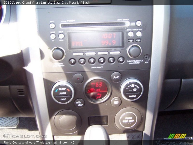 Slate Grey Metallic / Black 2010 Suzuki Grand Vitara Limited