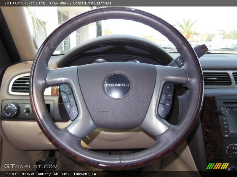 Onyx Black / Cocoa/Light Cashmere 2010 GMC Yukon Denali