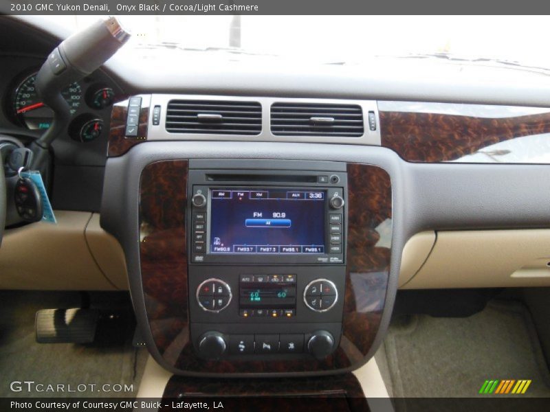Onyx Black / Cocoa/Light Cashmere 2010 GMC Yukon Denali