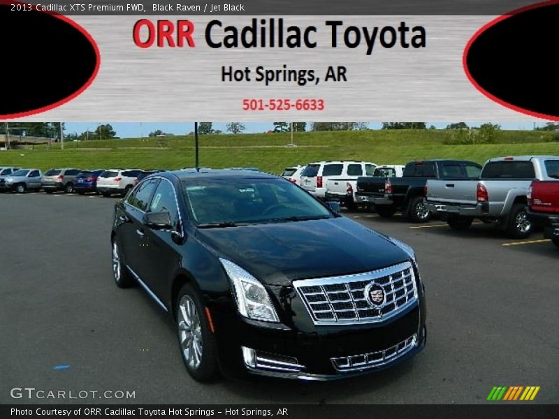 Black Raven / Jet Black 2013 Cadillac XTS Premium FWD