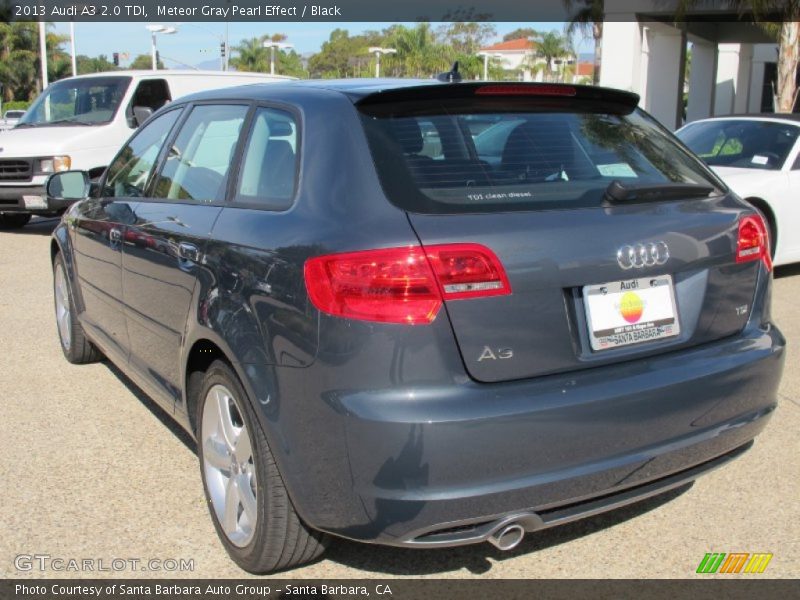 Meteor Gray Pearl Effect / Black 2013 Audi A3 2.0 TDI