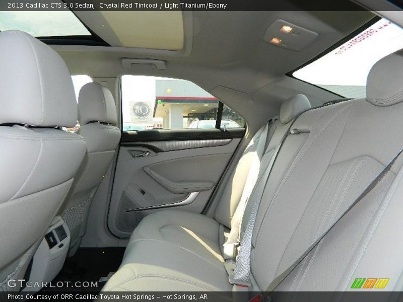 Crystal Red Tintcoat / Light Titanium/Ebony 2013 Cadillac CTS 3.0 Sedan