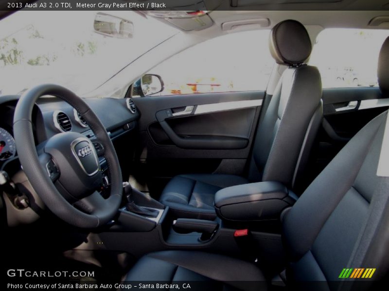 Meteor Gray Pearl Effect / Black 2013 Audi A3 2.0 TDI