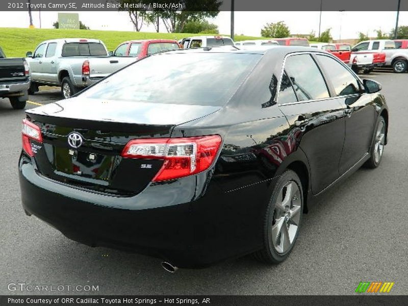 Attitude Black Metallic / Black/Ash 2012 Toyota Camry SE
