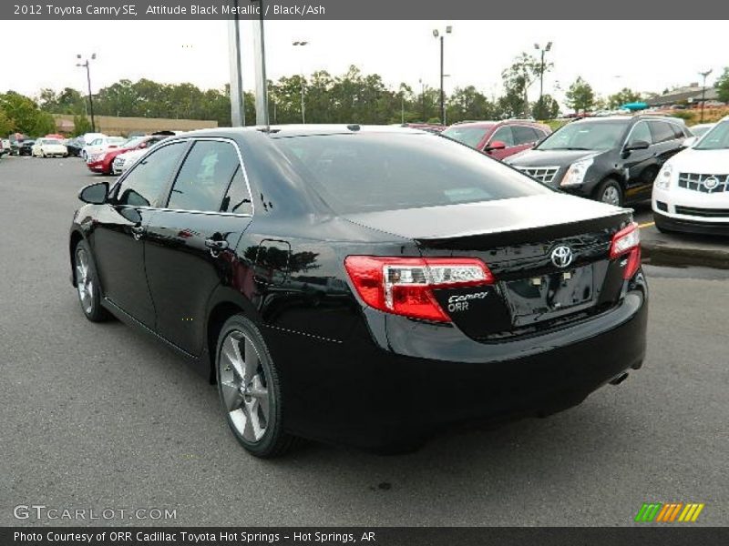 Attitude Black Metallic / Black/Ash 2012 Toyota Camry SE