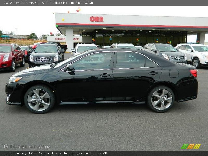 Attitude Black Metallic / Black/Ash 2012 Toyota Camry SE