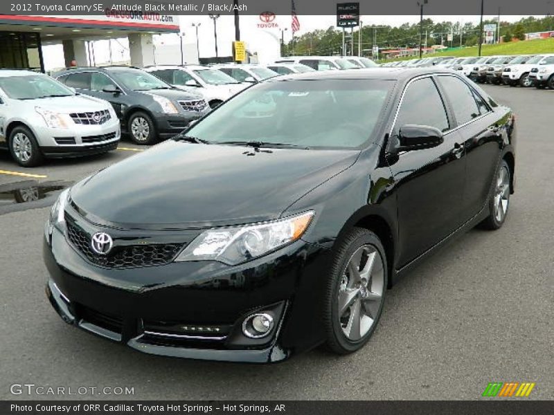 Attitude Black Metallic / Black/Ash 2012 Toyota Camry SE