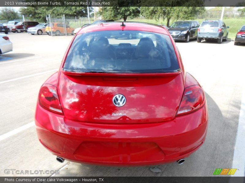 Tornado Red / Black/Red 2013 Volkswagen Beetle Turbo