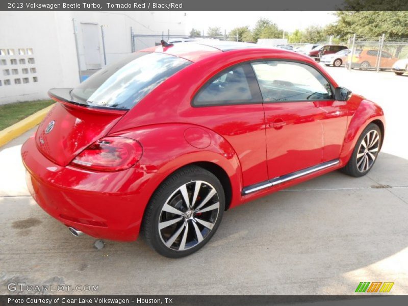 Tornado Red / Black/Red 2013 Volkswagen Beetle Turbo