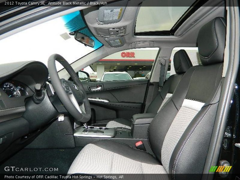 Attitude Black Metallic / Black/Ash 2012 Toyota Camry SE