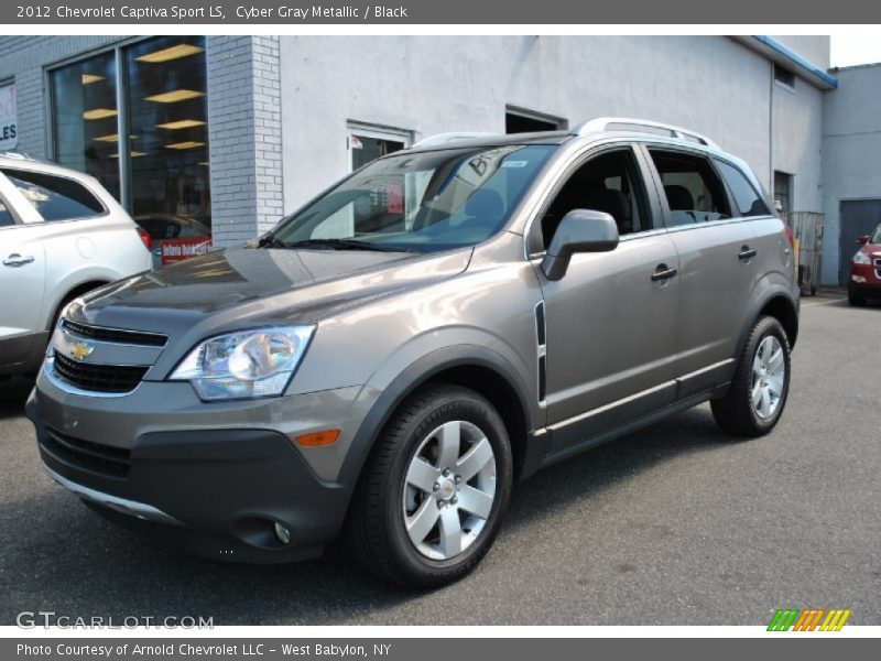 Cyber Gray Metallic / Black 2012 Chevrolet Captiva Sport LS