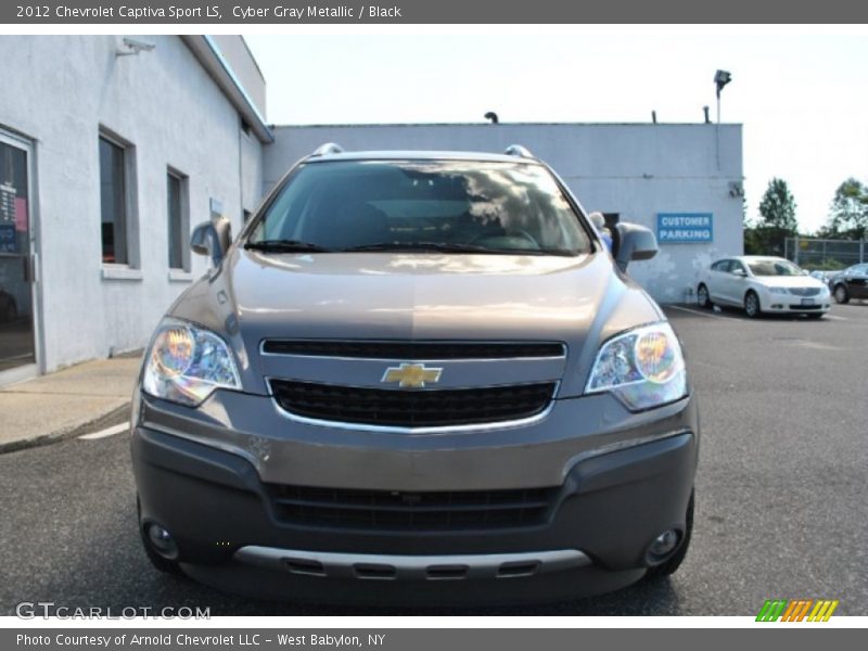 Cyber Gray Metallic / Black 2012 Chevrolet Captiva Sport LS