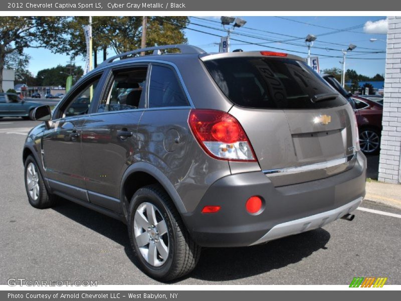 Cyber Gray Metallic / Black 2012 Chevrolet Captiva Sport LS