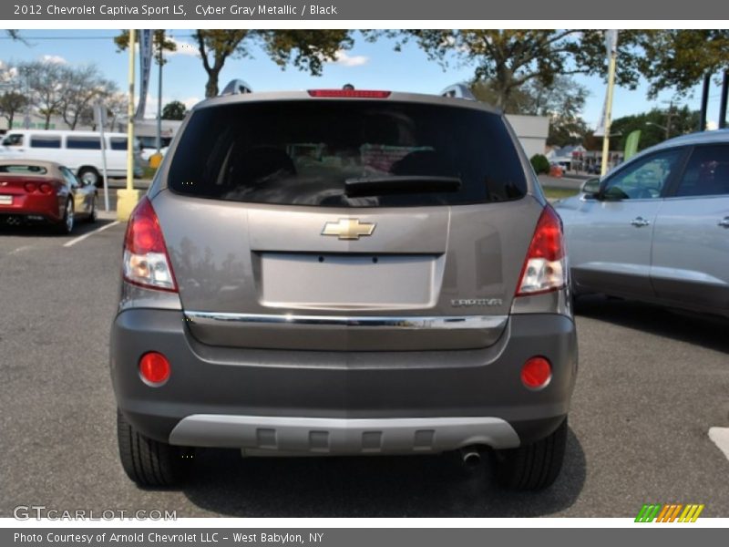 Cyber Gray Metallic / Black 2012 Chevrolet Captiva Sport LS