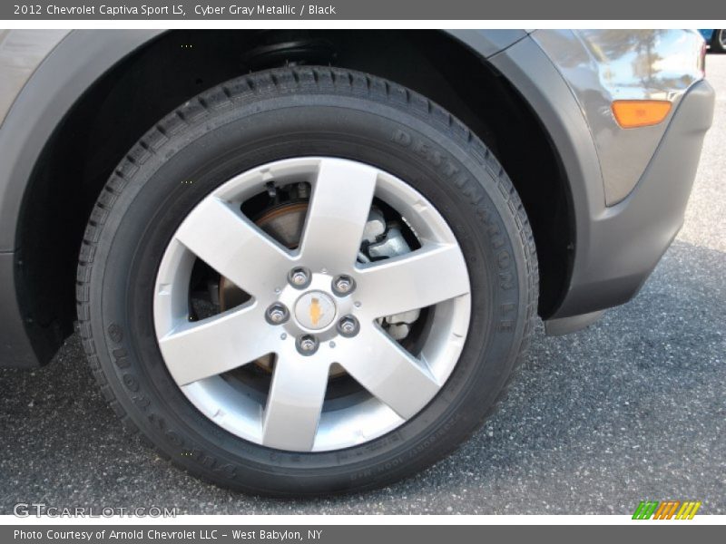 Cyber Gray Metallic / Black 2012 Chevrolet Captiva Sport LS