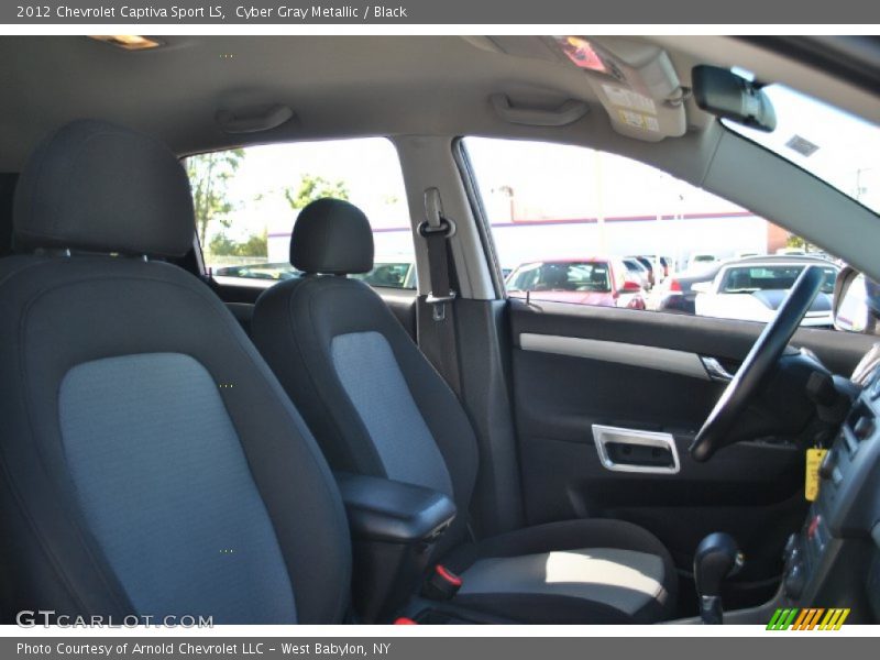 Cyber Gray Metallic / Black 2012 Chevrolet Captiva Sport LS
